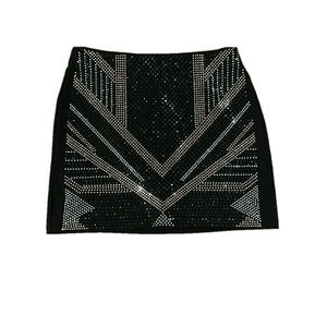 Art Deco rhinestone mini skirt, size 4 (S)​